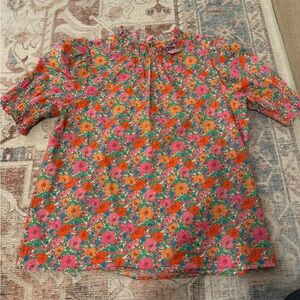 JCrew Liberty Fabric Top